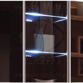 KLIPS LED PVC, ZESTAW 3 PKT.- oświetlenie Led półek szklanych, witryn