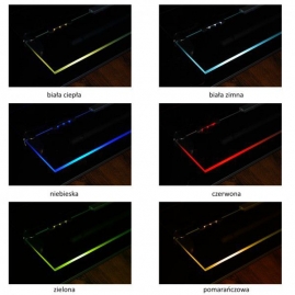 KLIPS LED PVC, ZESTAW 3 PKT.- różne barwy światła 