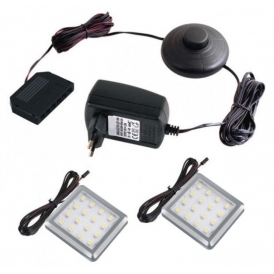 OPRAWA LED SQUARE, ZESTAW 2 PKT- gotowy zestaw Led 