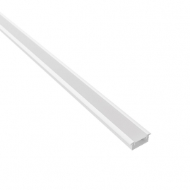 Profil aluminiowy biały  INLINE MINI 2 m z kloszem mlecznym