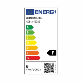 Taśma COB 320 LED/m IP20 11,8W/m etykieta