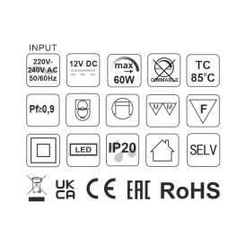 Zasilacz LED 60W BASIC 2