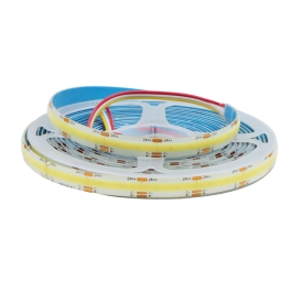 Taśma COB BICOLOR 608 LED/m IP65 14,8W/m 24V DC