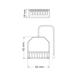 VIVO sterownik RF LED MONO 12-48V DC