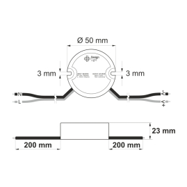 Zasilacz dopuszkowy LED 12V DC 30W wodoodporny IP67