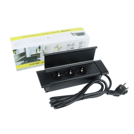 FLAT BOX wpuszczane gniazdo meblowe
