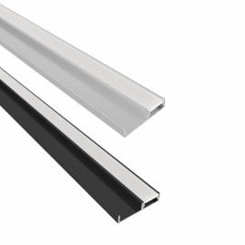 Profil FOOR LINE w kolorze czarnym i aluminium