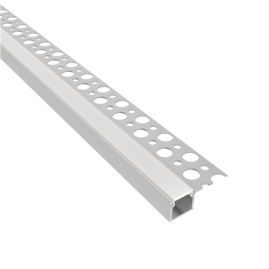 Profil aluminiowy DEOLINE typ K 2 m  z kloszem mlecznym do płyt karto-gips