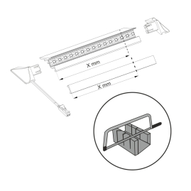 Listwa Talea- rysunek techniczny