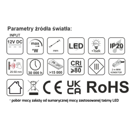 POLARUS COB 564 oświetlenie do szuflad