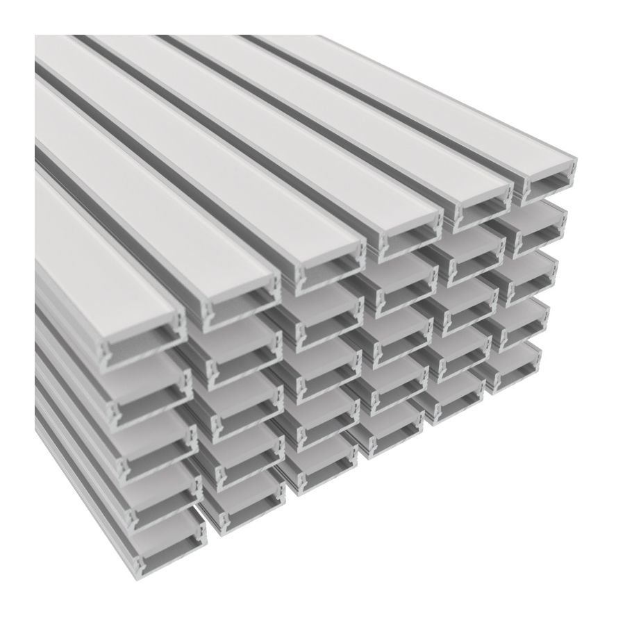 Profil aluminiowy LINE XL 3 m zestaw 30 sztuk