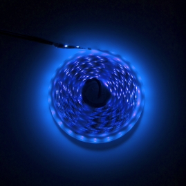 Rolka świecącej taśmy RGBW na kolor granatowy