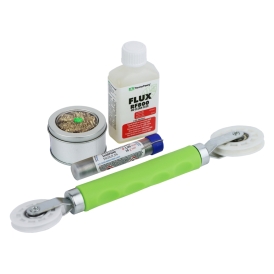 ZESTAW akcesoriów do lutowania taśm LED z Rollerem do montażu taśmy LED