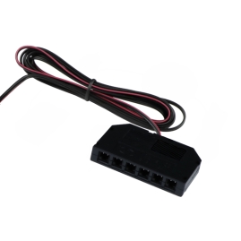 Rozdzielacz 6 pkt. w układzie zasilającym 6W z wyłącznikiem nożnym