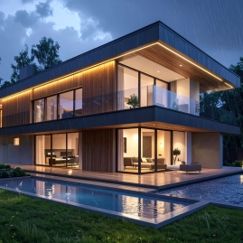 Wizualizacja z zastosowaną taśmą LED COB na 24VDC IP65 11,4 W/m ze złączkami LED