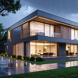 Wizualizacja z zastosowaną wodoodporną taśmą LED COB na 24VDC IP65 11,4 W/m ze złączkami LED