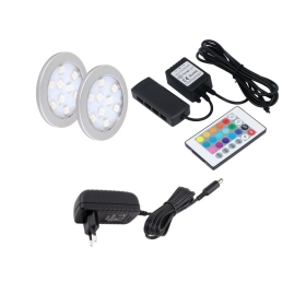 OPRAWA LED ORBIT RGB, ZESTAW podszafkowy Led