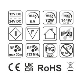 Parametry techniczne sterownika ERC do wyłączników kinetycznych