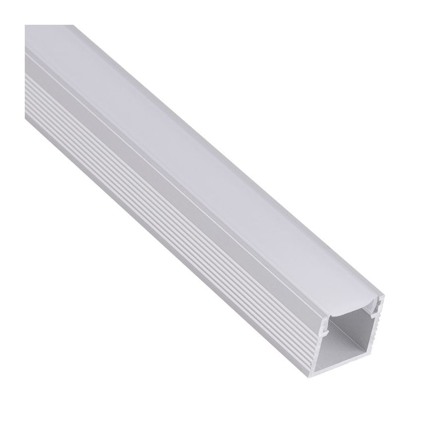 Profil Aluminium LINE 2m klosz mleczny - profile aluminiowe aranżacje, pomysły, inspiracje