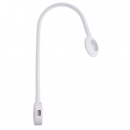 Modus Touch USB lamka w kolorze białym
