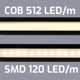 Różnica pomiędzy taśmą COB a taśmą na diodach SMD