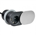 SLIDE BOX - gniazdo meblowe z USB