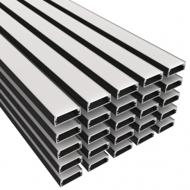 Profil nawierzchniowy aluminiowy Narvi 3m z kloszem mlecznym 2