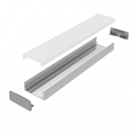 Profil aluminiowy Narvi 3m- profil nawierzchniowy