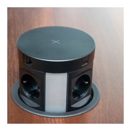 MULTI BOX USB A + C gniazdo meblowe wpuszczane