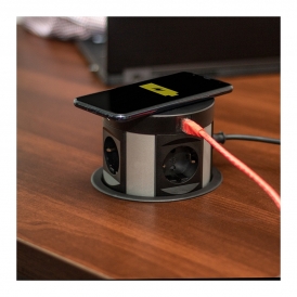 MULTI BOX USB A + C gniazdo meblowe wpuszczane 2