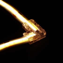 Złączka kątowa do taśmy LED COB o szerokości 8 mm