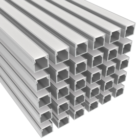 Profil aluminiowy LINE 3 m zestaw 30 sztuk