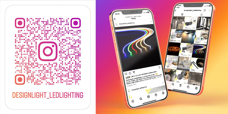 Instagram Design Light - oświetlenie LED